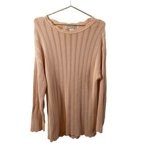 American Knitworks Pink Sweater Dress Size MED